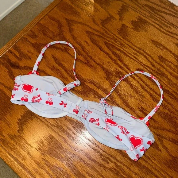 blackbough swimwear cherry bikini top - Picture 3 of 5